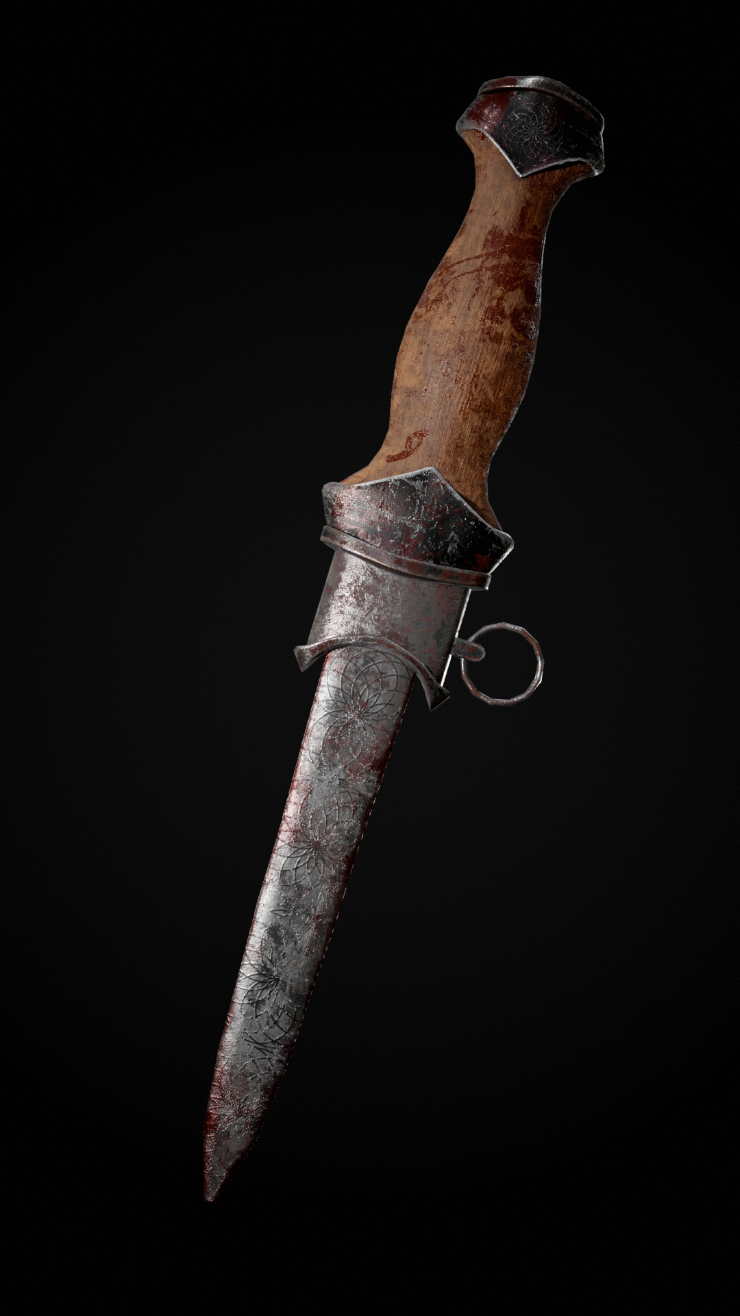 Fantasy dagger render